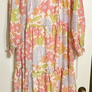 J Marie Floral Dress with slip